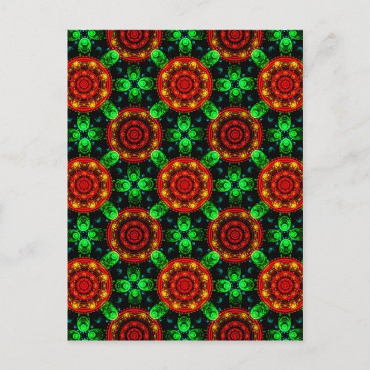 Floral Modern Boho Elegant Abstract Pattern #504 Briefkaart (Voorkant)