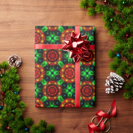 Floral Modern Boho Elegant Abstract Pattern #504 Cadeaupapier (Feestdagen Geschenken)