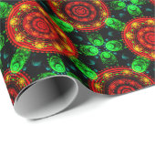 Floral Modern Boho Elegant Abstract Pattern #504 Cadeaupapier (Rol Hoek)