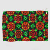 Floral Modern Boho Elegant Abstract Pattern #504 Golfhanddoek (Horizontaal)
