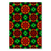 Floral Modern Boho Elegant Abstract Pattern #504 Kaart (Achterkant)