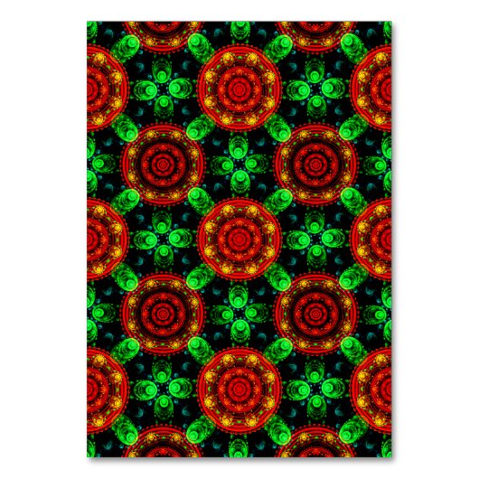 Floral Modern Boho Elegant Abstract Pattern #504 Kaart (Voorkant)