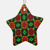 Floral Modern Boho Elegant Abstract Pattern #504 Keramisch Ornament (Links)