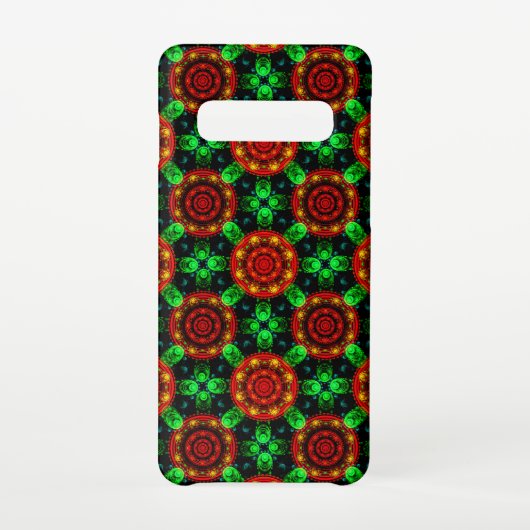 Floral Modern Boho Elegant Abstract Pattern #504 Samsung Galaxy Hoesje (Achterkant)