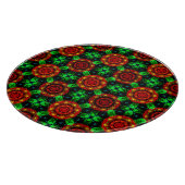 Floral Modern Boho Elegant Abstract Pattern #504 Snijplank (Hoek)