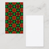 Floral Modern Boho Elegant Abstract Pattern #504 Visitekaartje (Voorkant / Achterkant)