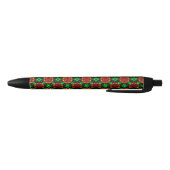 Floral Modern Boho Elegant Abstract Pattern #504 Zwarte Inkt Pen (Bodem)