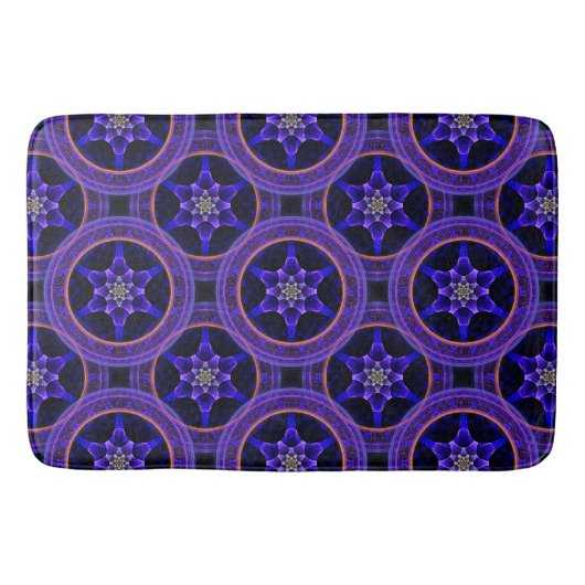 Floral Modern Boho Elegant Abstract Pattern #505 Badmat (Voorkant)