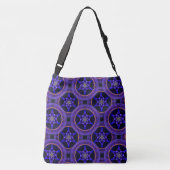 Floral Modern Boho Elegant Abstract Pattern #505 Crossbody Tas (Achterkant)