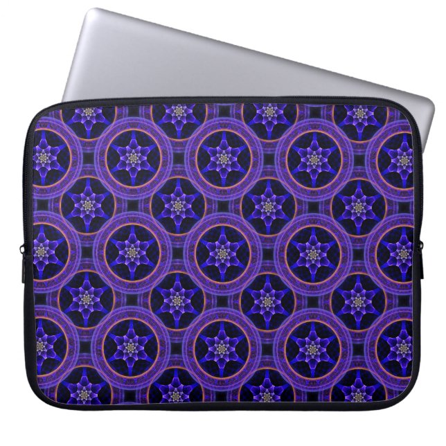 Floral Modern Boho Elegant Abstract Pattern #505 Laptop Sleeve (Voorkant)