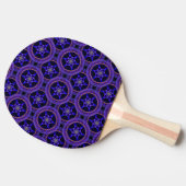 Floral Modern Boho Elegant Abstract Pattern #505 Tafeltennisbatje (Zijkant)