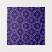Floral Modern Boho Elegant Abstract Pattern #505 Wandkleed (Voorkant (horizontaal))