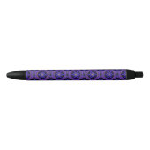 Floral Modern Boho Elegant Abstract Pattern #505 Zwarte Inkt Pen (Voorkant)