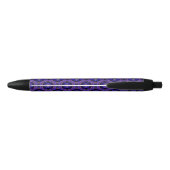 Floral Modern Boho Elegant Abstract Pattern #505 Zwarte Inkt Pen (Achterkant)