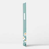 Floral modern dagenblauw meisje elegant stijlvol C Case-Mate iPhone Case (Achterkant / Rechts)