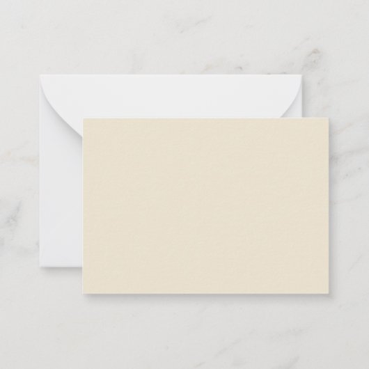 Floral Modern Elegant Script Monogram Initialen Notitiekaartje (Achterkant)