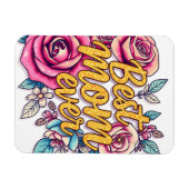 Floral Modern Luxury Gift Collectie Magneet (Horizontaal)