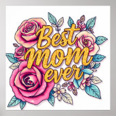 Floral Modern Luxury Gift Collectie Poster (Voorkant)