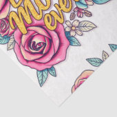 Floral Modern Luxury Gift Collectie Tissuepapier (Detail)