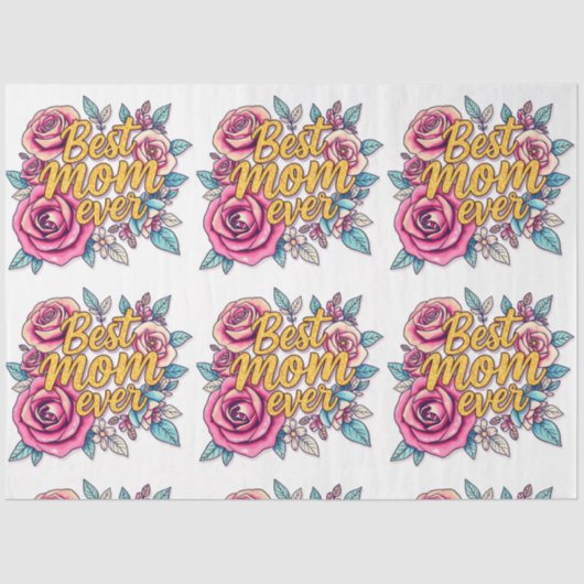 Floral Modern Luxury Gift Collectie Tissuepapier (Voorkant)