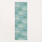 Floral modern maisy blue girly stijlvol jogge yogamat (Voorkant)