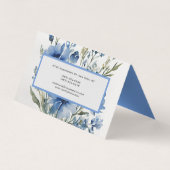 Floral Modern Minimalist Elegant Professional Visitekaartje (Achterkant)