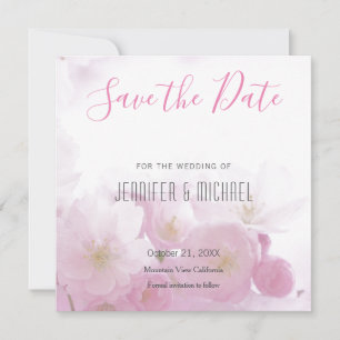 Floral Modern - minimalistisch minimalistisch voor Save The Date