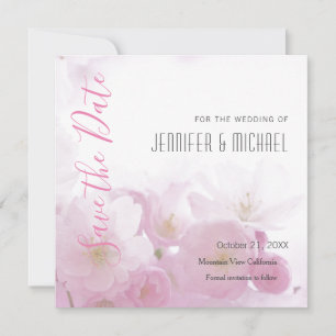 Floral Modern - minimalistisch minimalistisch voor Save The Date