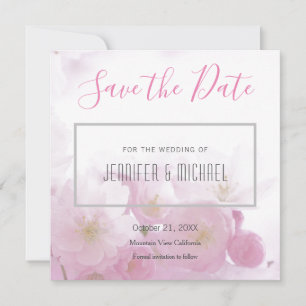 Floral Modern - minimalistisch minimalistisch voor Save The Date
