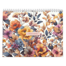 Floral modern roos herfst meisjesachtig stijlvol