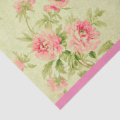 Floral Modern Roos Populair Tissuepapier (Detail)