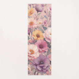 Floral modern roos roze meisjesachtig stijlvol yogamat
