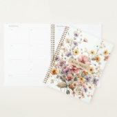 Floral modern roze meisjesachtig stijlvol planner (Display)
