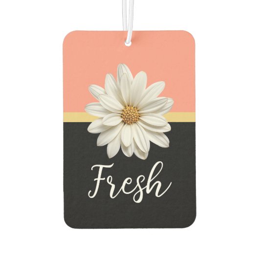 Floral Modern Trendy Luchtverfrisser (Achterkant)