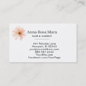 *~* Floral Moderne Waterverf Feminine Chic Visitekaartje (Achterkant)