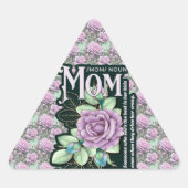 Floral Moeder Definitie Alles Over Print Sticker (Voorkant)