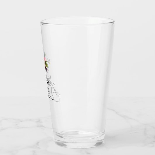 Floral moeder van de bruid glas (Links)