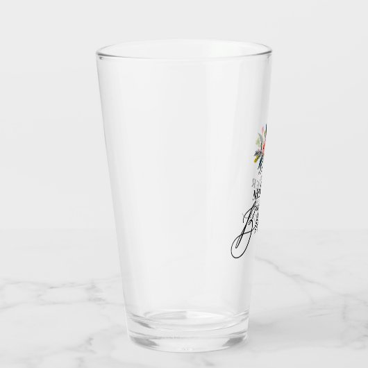 Floral moeder van de bruid glas (Rechts)