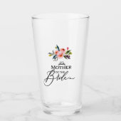 Floral moeder van de bruid glas (Voorkant)