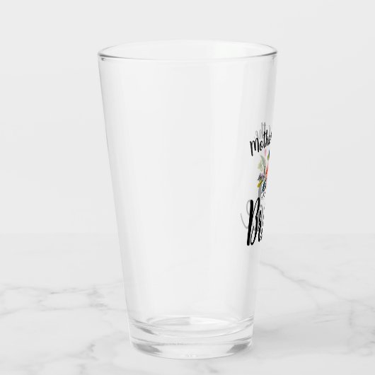 Floral moeder van de bruid glas (Rechts)