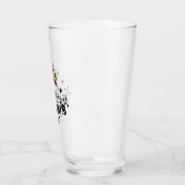 Floral moeder van de bruin glas (Links)