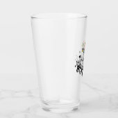 Floral moeder van de bruin glas (Rechts)