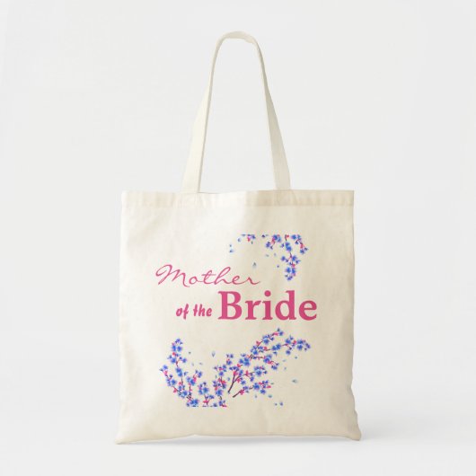 Floral Moeder van de Canvas tas van het bruidhuwel (Voorkant)