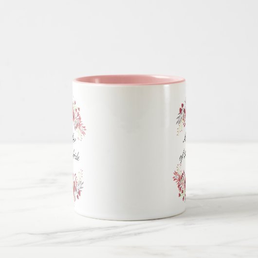 Floral Moeder van de Mok van de Bride (Center)