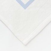 Floral Moeder van het Blauwe Roos van het Manuscri Fleece Deken (Hoek)