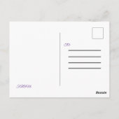 Floral Moederdag Briefkaart (Achterkant)