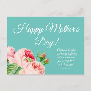 Floral Moederdag Briefkaart