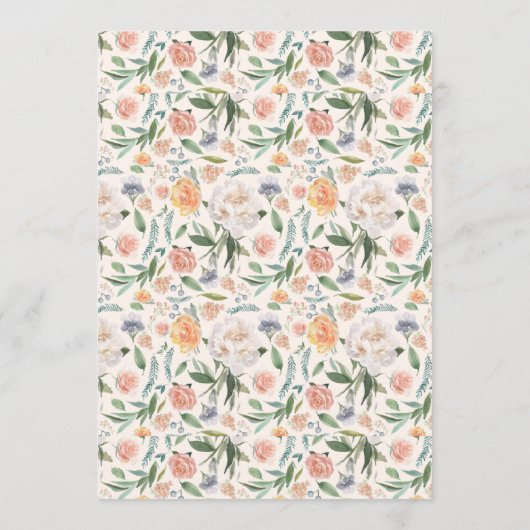  Floral Moederdag Brunch Kaart (Achterkant)