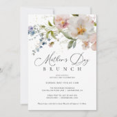 Floral Moederdag Brunch Uitnodiging (Voorkant)