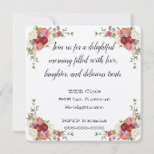 Floral Moederdag Brunch Uitnodiging (Achterkant)